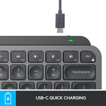 Logitech MX Keys Mini - tastatur - AZERTY - fransk - grafit Indgangsudstyr