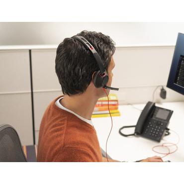 HP Poly Blackwire 5220 Stereo USB-C Headset +3.5mm Plug +USB-C/A Adapter