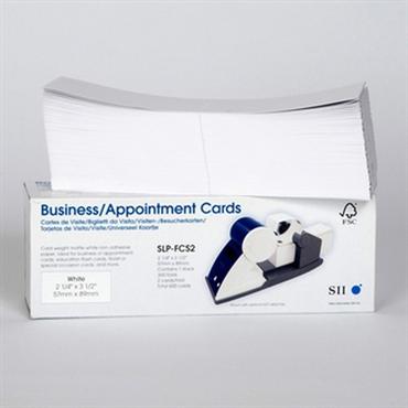 Seiko Instruments SLP-FCS2 - visitkort - mat - 600 kort - 57 x 89 mm