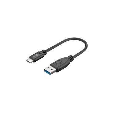 goobay - USB typ C-kabel - USB typ A till 24 pin USB-C - 15 cm