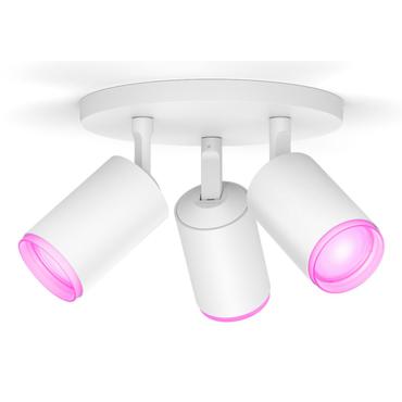 White & Color Ambiance Fugato 3er-Spot (weiß)