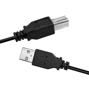 LogiLink USB Kabel, USB 2.0, 2x han 5 m, sort