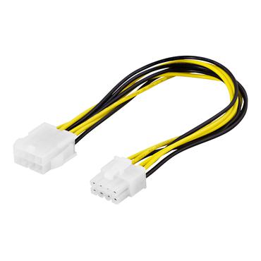 DELTACO strømadapter 8 pin EPS12 V til 8 pin EPS12 V - 0,25 m