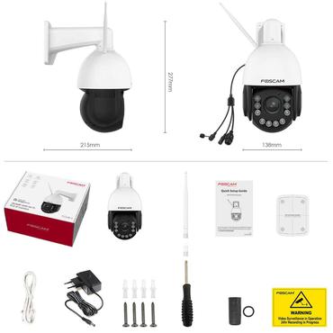 Foscam SD4H Kuppel IP-sikkerhedskamera Udendørs 2304 x 1536 pixel Væg