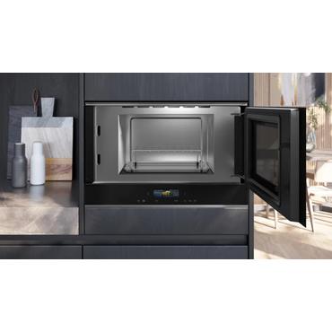 Siemens iQ700 BE732R1B1 mikrobølgeovn Sort Kombination mikroovn Indbygget 21 L 900 W