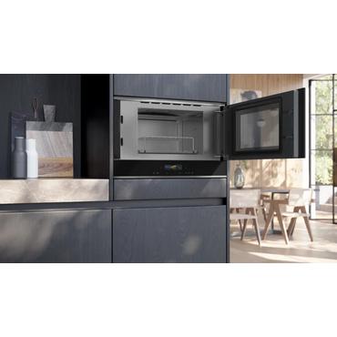Siemens iQ700 BE732R1B1 mikrobølgeovn Sort Kombination mikroovn Indbygget 21 L 900 W