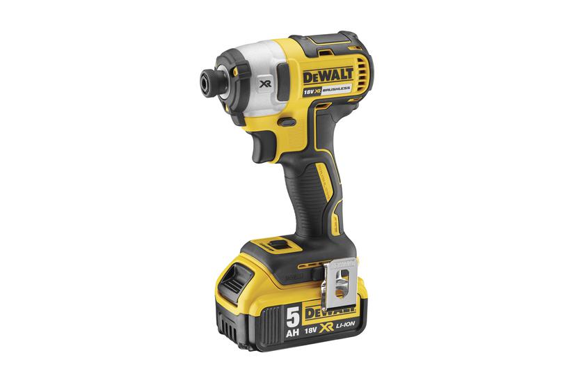 DeWALT DCF887P2-QW - st&ouml;tdrivare - sladdl&ouml;s - 3 hastigheter - 2 batterier
