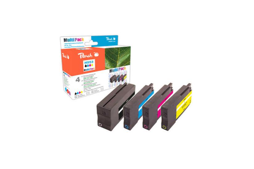 Peach PI300-721 bl&aelig;kpatron 3 stk Original Sort, Bl&aring;, Magenta, Gul