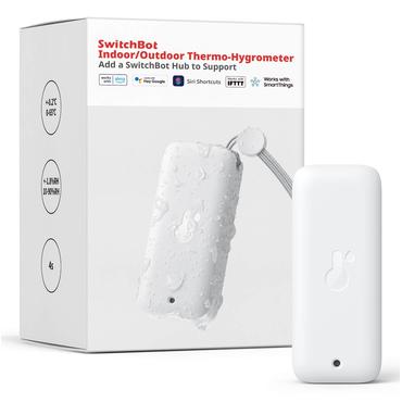 SwitchBot W3400010 hygrometer & psycrometer Indendørs/udendørs Elektronisk hygrometer Hvid