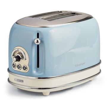 warehouse linden----Vintage Toaster 155 (hellblau, 810 Watt, f&uuml;r 2 Scheiben Toast)