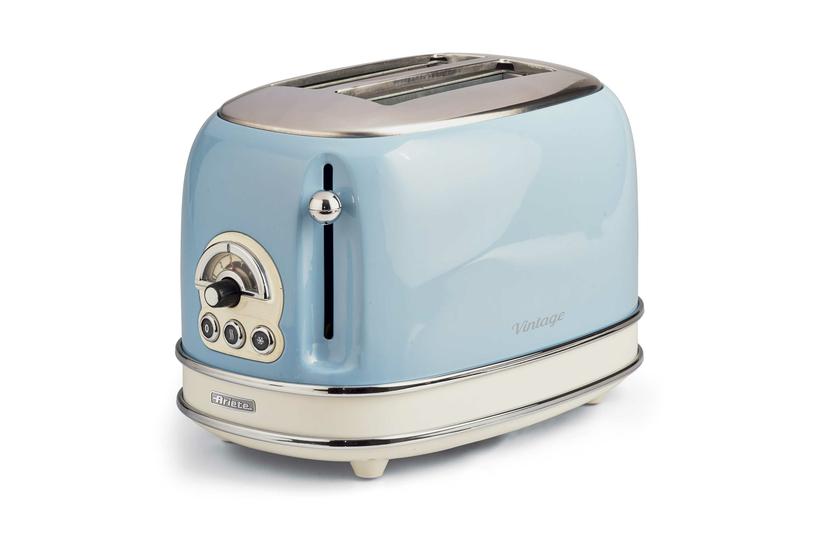 warehouse linden----Vintage Toaster 155 (hellblau, 810 Watt, f&uuml;r 2 Scheiben Toast)