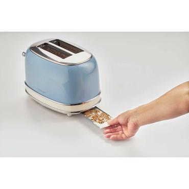 warehouse linden----Vintage Toaster 155 (hellblau, 810 Watt, f&uuml;r 2 Scheiben Toast)