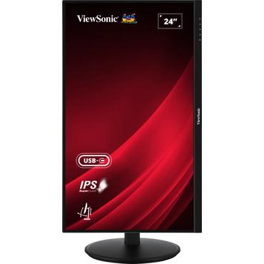 Viewsonic VG Series VG2409-MHDU-2 computerskærm 60,5 cm (23.8") 1920 x 1080 pixel Fuld HD LED Sort