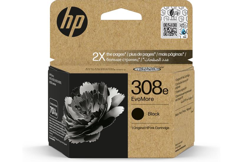 HP 308e EvoMore - svart - original - bl&auml;ckpatron