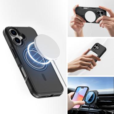 4smarts Defend mobiltelefon etui 16 cm (6.3") Ramme Sort