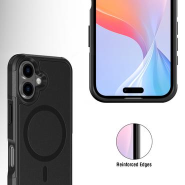 4smarts Defend mobiltelefon etui 16 cm (6.3") Ramme Sort