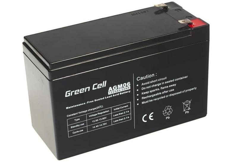 Green Cell - UPS-batteri - Bly-syra - 9 Ah
