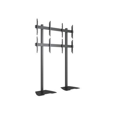 Multibrackets M Pro Series stativ - for 4 LCD displays - mikrojusterbar - sort