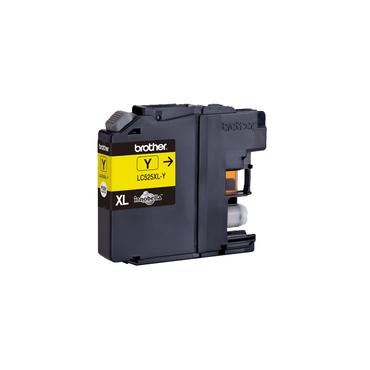 Brother LC529XL-Y - superl&aring;ng livsl&auml;ngd - gul - original - bl&auml;ckpatron