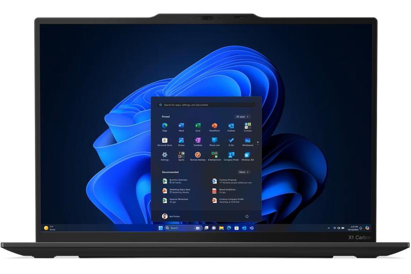 Lenovo Bærbar - 14" - 16 GB - Core Ultra 5 - 1920 x 1200 pixel - Sort - 8 kerner