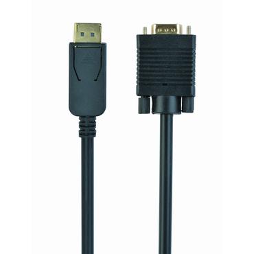 Cablexpert - videoadapterkabel - DisplayPort till HD-15 (VGA) - 1.8 m