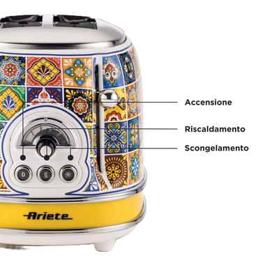 Ariete Toaster 2-Scheiben Positano