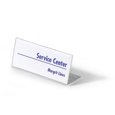 Durable 805419 navneskilt Akryl Rektandel