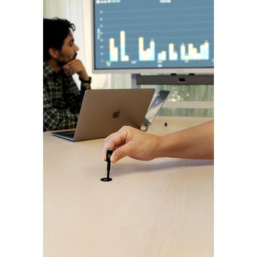 Ochno O-POS-LED-BL-1 stikkontakt USB C Sort