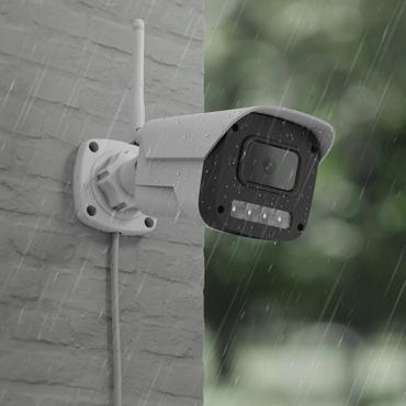 Hama 00176653 overvågningskamera Kugle (form) IP-sikkerhedskamera Udendørs 1920 x 1080 pixel Væg