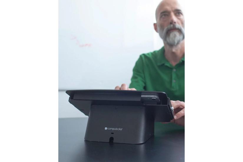 Compulocks iPad 10th-11th (A16) Gen Space Enclosure AV Conference Room Capsule Black stativ - 25° synsvinkel - for tablet - fikseret - sort