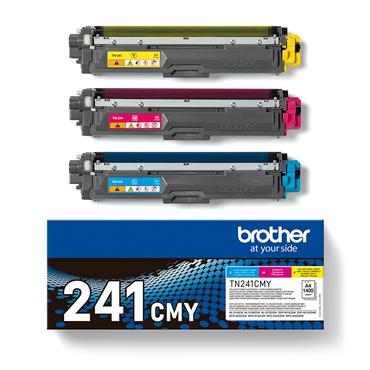 Brother TN241CMY - 3 pakker - gul, cyan, magenta - original - tonerpatron