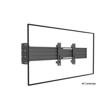 Multibrackets M Pro Series From Wall MBFW1U konsol - för LCD-display - svart