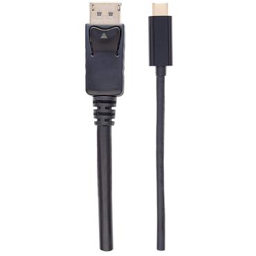Manhattan 152464 videokabel adapter 2 m USB Type-C DisplayPort Sort