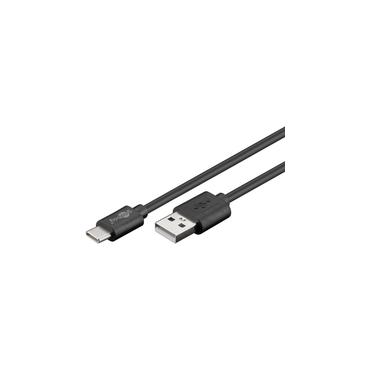 Goobay 55468 USB-kabel USB 2.0 1,8 m USB C USB A Sort