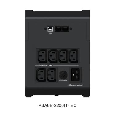 Vertiv PSA6E-2200IT-IEC UPS-enhed Interaktivt indgangsstik 2,2 kVA 1225 W 6 AC stikkontakt(er)