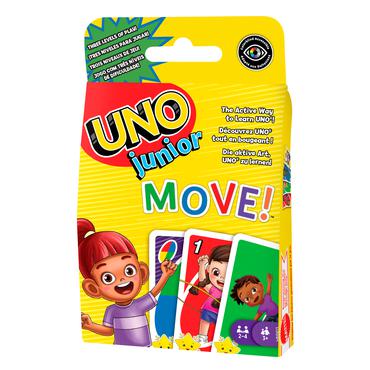 Games UNO Junior Move!-kortspil for familie og børn