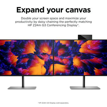 HP Z24q G3 skærm - LED baglys - 23.8" - IPS - 5ms - QHD 2560x1440 ved 90Hz