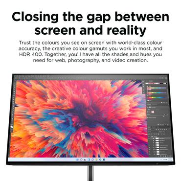 HP Z24q G3 skærm - LED baglys - 23.8" - IPS - 5ms - QHD 2560x1440 ved 90Hz