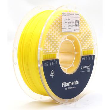 GEMBIRD High Speed ABS filament yellow 1.75 mm 1 kg