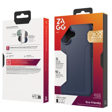 ZAGG Luxe Snap mobiltelefon etui 16 cm (6.3") Cover Marinebl&aring;