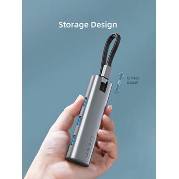 Cabletime USB-C Hub, 4x USB-A