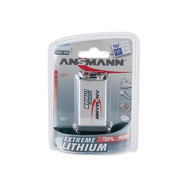 ANSMANN Extreme Lithium 9-V-Block batteri x 9V - Li