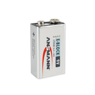 ANSMANN Extreme Lithium 9-V-Block batteri x 9V - Li
