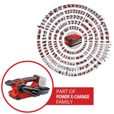 Einhell TP-BS 18/457 Li BL - Solo Rystepudser Sort, Rød