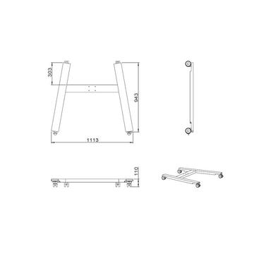 Multibrackets M Public Display Stand monteringskomponent - silver