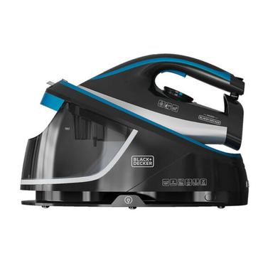 Black & Decker BXSS2401E 2400 W 1,5 L Keramisk strygesål Sort, Blå, Hvid