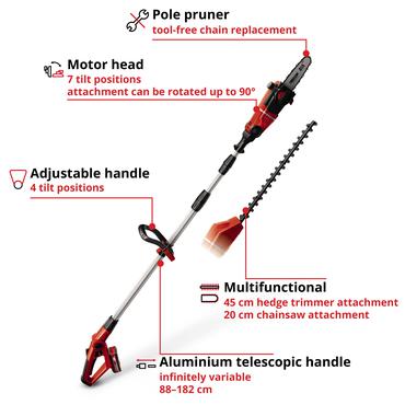 Einhell GE-HC 18 Li T Kit 0 W 6,3 kg