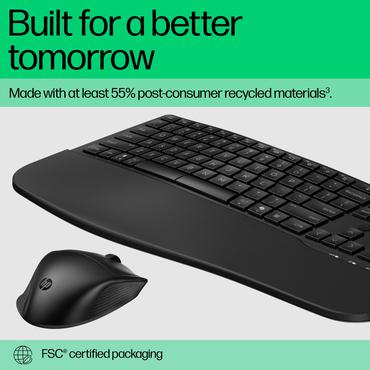 HP 680 Comfort Dual-Mode Keyboard and Mouse Combo