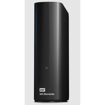 Western Digital Elements WDBWLG0200HBK-EESN ekstern harddisk 20 TB USB Type-A 2.0/3.2 Gen 1 (3.1 Gen 1) Sort