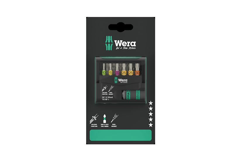 Wera Bit-Check 12 Wood TORX HF 1 SB